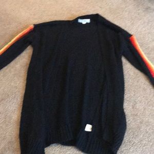 rainbow edged cardigan